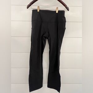 Lululemon Pace Rival High Rise Crop 22” Size 6 in Black
